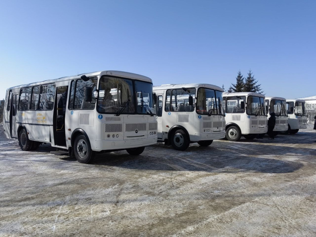 ЛЕСОЗАВОДСК ПРИНЯЛ ПЯТЬ НОВЫХ АВТОБУСОВ | 05.02.2024 | Лесозаводск -  БезФормата